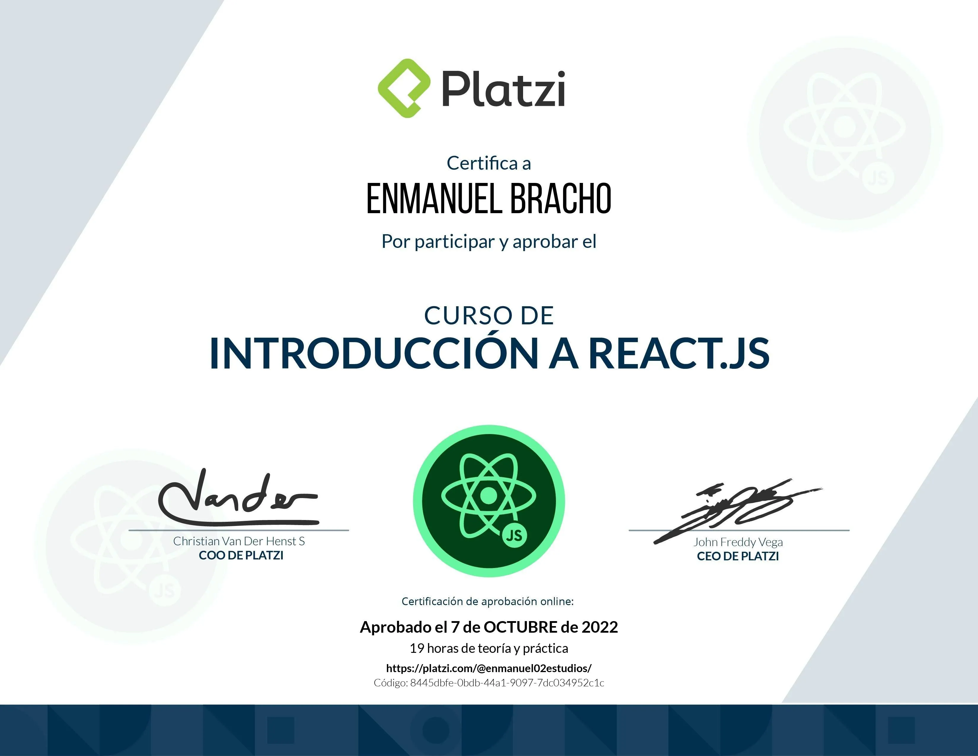 Imagen del Certificado